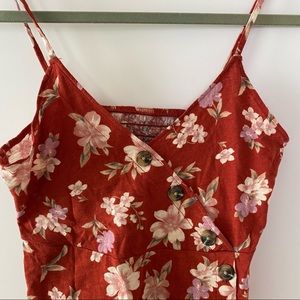 Floral American Eagle tank top